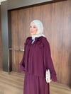 Raya Tül Modal Takım - Bordo