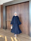 Raya Tül Modal Takım - Lacivert