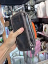 Acı kahve Hakiki deri küçük boy erkek el çantası ebat 20 cm 10 cm Eskitme old deri