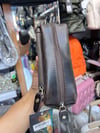 Acı kahve Hakiki deri küçük boy erkek el çantası ebat 20 cm 10 cm Eskitme old deri