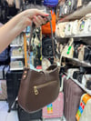 acı kahve Nas Bag Kadın Oval Omuz ve Çapraz Çanta Siyah Victoria