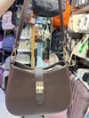 acı kahve Nas Bag Kadın Oval Omuz ve Çapraz Çanta Siyah Victoria