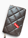 Kahve düz deri  Kadın clutch çanta kılaç çanta portföy çanta el çantası ebat 20cm30
