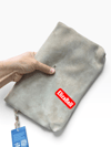 Krem bej  Süet gerçek deri nubek   deri  Kadın clutch çanta kılaç çanta portföy çanta el çantası ebat 20cm30