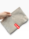 Krem bej  Süet gerçek deri nubek   deri  Kadın clutch çanta kılaç çanta portföy çanta el çantası ebat 20cm30