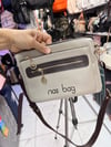 krem kahve Çok gözlü Nas Bags postacı çanta ebat 30cm33