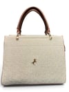 Miami Polo  çanta  1357 hasır çanat  sade içi. Gözlü kadın omuz çantası  28cm24