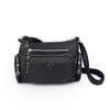 Nas Bag Kadın Çapraz Çok Gözlü Günlük Çanta Siyah Dona ( 30x22 cm ebatlarındadır.