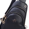 Nas Bag Kadın Crossbody Bag Bel ve Body Bag Siyah Victoria