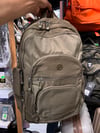 Nas Bag Unisex Hafif Büyük Boy Okul Çantası ve Spor Çantası Çok Gözlü Haki yeşilimsi 