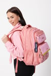 PEMBE Forever Young PARAŞÜT KUMAŞ YÜKSEK KALİTELİ SIRT ÇANTASI