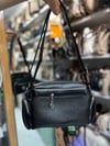 Siyah  1453 Nas Bags çok gözlü postacı çapraz askılı çanta ebat 26cm16 cm