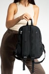 Siyah 3001 Sanmorris Unisex Suya Dayanıklı Kumaş Çok Gözlü Sırt Çantası