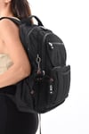 Siyah Kenyon Cox 8860 Mor Unisex Klınkır Maymunlu Günlük ve Okul Sırt Çantası 