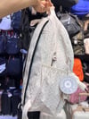 Ultra Hafif Çok Cepli Su Geçirmez Sırt Çantası Unisex Desenli Krem (Model: 571-2E)