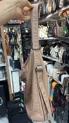 Yıkanmış deri sırt ve kol çantası 37cm35