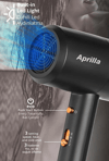 Aprilla AHD-2100 Saç Kurutma Makinesi Siyah