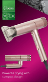 Kiwi KHD-2152 Saç Kurutma Makinesi Pembe