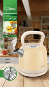 Kiwi KK-3340B Retro Su Isıtıcı Krem