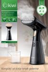 Kiwi KSI-640 Buharlı Kırışık Giderici Siyah