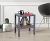 Minihome 2 Katlı Çok Amaçlı Dekoratif Raf Antrasit Gri