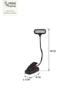Minihome AV-013  Siyah Ledli Kitap Okuma Lambası
