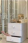 MiniHome Çok Amaçlı Organizer 3'lü Çekmece Beyaz