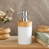 Minihome Limpia Bambu Görünümlü 5'li Banyo Seti Beyaz