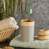 Minihome Limpia Bambu Görünümlü 5'li Banyo Seti BeJ