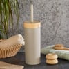 Minihome Limpia Bambu Görünümlü Klozet Fırçası Bej