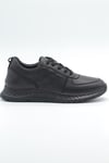 MASİSMASİS BAKER SİYAH GERÇEK DERİ SNEAKER
