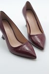 MASİSMASİS CULFA BORDO RUGAN STİLETTO
