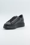 MASİSMASİS ENSİRO SİYAH GERÇEK DERİ SNEAKER
