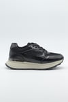 MASİSMASİS ERSE SİYAH DERİ SNEAKER