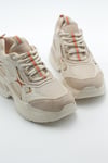 MASİSMASİS GARİS BEJ LEOPAR SNEAKER