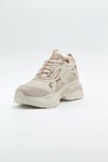 MASİSMASİS GARİS BEJ LEOPAR SNEAKER
