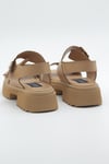 MASİSMASİS GERA HAKİKİ DERİ CAMEL SANDALET