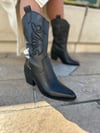 MASİSMASİS GLAMOR WESTERN SİYAH ÇİZME