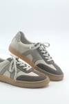 MASİSMASİS HİRE HAKİKİ DERİ BEJ VİZON SNEAKER