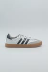 MASİSMASİS HİRE HAKİKİ DERİ BEYAZ SİYAH SNEAKER