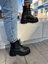 MASİSMASİS LEPAS SİYAH HAKİKİ DERİ POSTAL