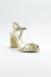 MASİSMASİS LORİDA GOLD METALİK GECE  AYAKKABISI