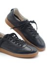 MASİSMASİS NİLA SİYAH GERÇEK DERİ SNEAKER