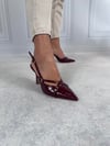 MASİSMASİS NURDİNO BORDO RUGAN STİLETTO