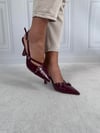 MASİSMASİS NURDİNO BORDO RUGAN STİLETTO