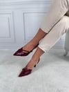 MASİSMASİS NURDİNO BORDO RUGAN STİLETTO