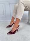 MASİSMASİS NURDİNO BORDO RUGAN STİLETTO