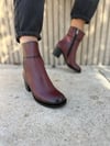 MASİSMASİS OPTİMA BORDO GERÇEK DERİ BOT