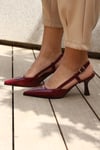 MASİSMASİS RAVE BORDO RUGAN STİLETTO