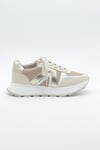MASİSMASİS RENAVİ GERÇEK BEJ SİYAH SNEAKER 